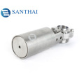 Santhai Sanitary Food Grade Stainless Steel Butterfly Valve With Stainless Steel Pneumatic Actuator